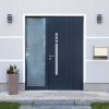 Porte d'entrée Passage modèle Pourpre - Mise en situation sur une maison