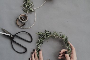 Couronne de fleurs